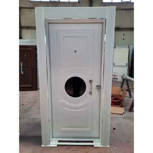 Porte de sécurité en acier ABSDOOR ORION, élégance intemporelle, finition en placage de bois naturel, idéale pour les appartements, les hôtels et les intérieurs, Turquie - Product Image 2