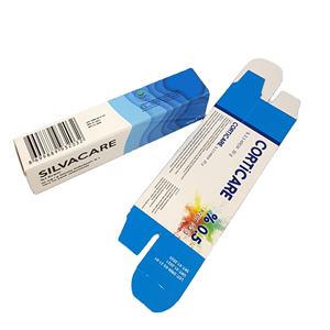 Caja de Bristol con Relieve, Recubierta con UV, Laminada Brillante, para Empaque Médico Reciclable, al por Mayor - Product Image 1