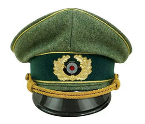 Nueva gorra de pico de Oficial personalizada de alta calidad, gorra de pico de oficial al por mayor con insignia de lingotes, gorra de pico con visera de lingotes - Product Image 4