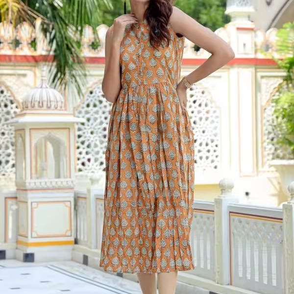 sachin and babi light blue dress Casual midi tank dress main image 1