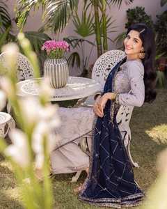 Salwar Kameez de seda elegante personalizado del fabricante, étnico tradicional de alta calidad para mujeres, adultos afganos, venta de algodón de 562 piezas - Product Image 3