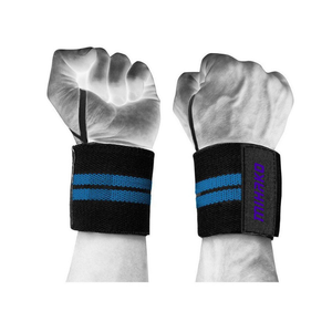 Meilleure qualité été résistance élastique Gym poignets réglable antidérapant respirant Polyester/coton/néoprène puissance levage OEM - Product Image 3