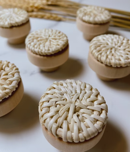 Handcrafted Rattan <b>Door</b> Knob Natural Eco-Friendly Furniture Handle for <b>Rustic</b>, Boho, and Minimalist Home Decor - Product Image 5