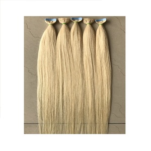 100% sin procesar de la cutícula alineados Natural camboyano del pelo del templo indio recto 613 Color cinta en extensiones de cabello humano - Product Image 1