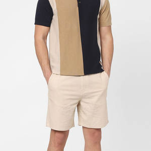 กางเกงขาสั้นผู้ชายมาใหม่ ผ้าฝ้ายสั่งทำพิเศษ ความยาวระดับเข่า สไตล์ลำลอง มีเชือกผูก สำหรับขายออนไลน์ - Product Image 4