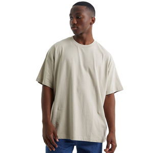 Ropa de calle informal de fabricante para hombre, camiseta transpirable suave de gran tamaño, Camiseta 100% de algodón, camiseta cuadrada, patrón sólido ligero - Product Image 5