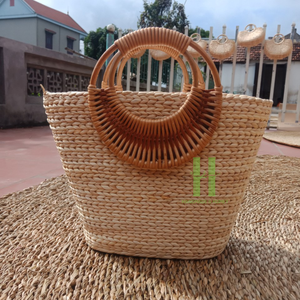 Hnh CRAFT กระเป๋าชายหาดทรงสี่เหลี่ยมผืนผ้าสไตล์โบโฮวินเทจสไตล์เวียดนามสำหรับฤดูร้อน - Product Image 4