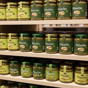 Pâte à tartiner de pistache premium, beurre de noix, crème onctueuse légèrement sucrée, idéale pour les toasts, les crêpes, les desserts, la pâtisserie, 200g, 250g, 500g - Product Image 3