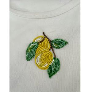 Perles de rocaille élégantes faites à la main Broderie Crop Top pour femmes Broderie perlée de luxe à la mode Design personnalisé - Product Image 5