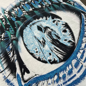 T-shirt personnalisé pour hommes poids lourd Boxy 100% coton nouvelle mode broderie solide décontracté surdimensionné vêtements de rue culture tricoté - Product Image 5