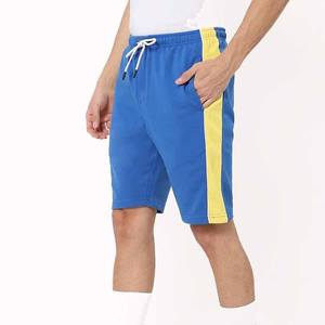 กางเกงขาสั้นกีฬาลำลองผู้ชาย ผ้าไม่ทอ ผสมคอตตอนและโพลีเอสเตอร์ กันลม แห้งเร็ว ระบายอากาศดี เป็นมิตรกับสิ่งแวดล้อม ลายเรียบ - Product Image 3