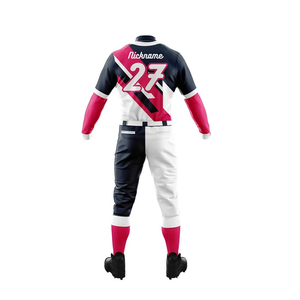Custom Printed Breathable Quick Dry Plus Size Short Sleeve Men's Baseball Uniforms 100% Polyester OEM Service Custom Logo - Product Image 3