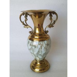 Florero de latón de lujo para decoración del hogar, venta especial para decoración de interiores, uso único para oficina, para el hogar florero, patrón abstracto - Product Image 4