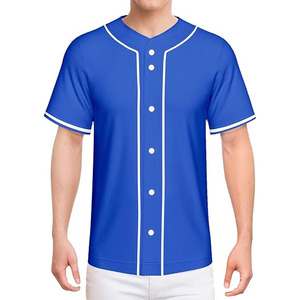 Uniforme de béisbol personalizado, camiseta de béisbol con diseño de tela, uniforme de entrenamiento de equipo de todas las series - Product Image 6