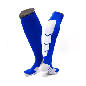 Wholesale Custom Logo <b>Knee</b> <b>High</b> Compression Athletic <b>Socks</b> for Men Sports Grip <b>Socks</b> with Comfort Fit - Product Image 5