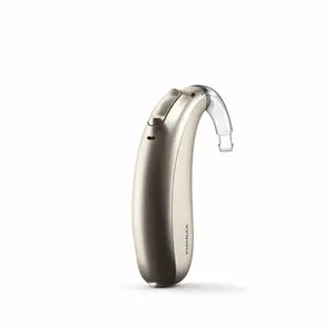 Advance New Premium Design Phonk Bolero M30-M 8Channels BTE Hearing Aids With Advance AI Technology Black And Beige colour