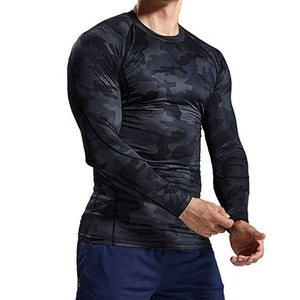 Shirts Men's Cool-<b>Compression</b> Athletic-Workout Shirt Long Sleeve Active Sports Base-Layer T-Shirt Rash Guard Wear - Product Image 5