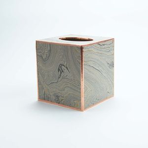 กล่องกระดาษทิชชูหินอ่อนแฮนด์เมดโลโก้ที่กําหนดเองแฟชั่นโลโก้ที่กําหนดเองการจัดเก็บสร้างสรรค์ผู้ถือกระดาษทิชชูหินอ่อน - Product Image 6