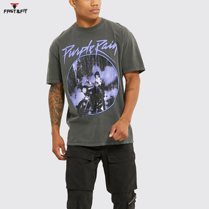 Nueva Llegada 2025 Camisetas Personalizadas de Manga Corta para Hombre, Estilo Urbano, Impresión Serigráfica, Talla Grande, 100% Algodón Peinado - Product Image 4