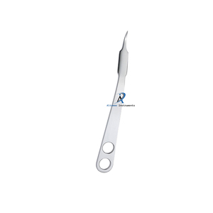Elevador de huesos Hohmann, instrumento quirúrgico de acero inoxidable para cirugía ósea ortopédica, procedimientos dentales veterinarios médicos - Product Image 3