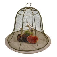 Couverture alimentaire en dôme plaquée or de luxe, plateau de service décoratif, articles de cuisine élégants pour la table à manger, les fêtes et la décoration de la maison