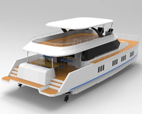 Yacht de croisière de luxe personnalisé UBI 18100, 11,8 m, 100 passagers, moteur in-bord 350 CV, coque en aluminium HD-1180B, loisirs, pêche, 30-35 nœuds