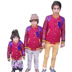 Vente en gros de blousons aviateur pour enfants Coupe-vent pour tout-petits garçons Baseball enfants Varsity Kids - Product Image 2