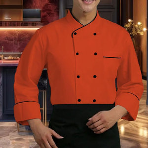 Modern Fit Chef <b>Jacket</b> With Ventilated Mesh Panels And Contrast Stitching <b>Short</b> <b>Sleeve</b> Lightweight Chef Coat - Product Image 4