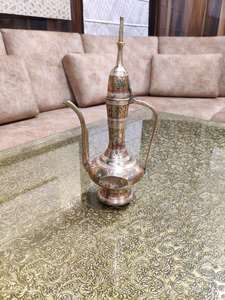 เหยือก surahi ทองเหลืองสไตล์วินเทจ - Product Image 4