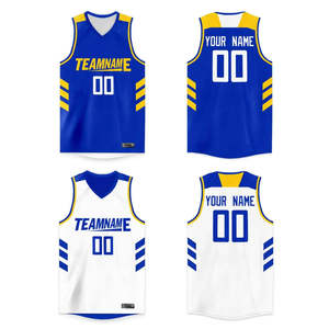 Uniformes de Baloncesto de Nuevo Estilo, Jersey de Alta Calidad para Hombre con Diseño de Logotipo, Uniformes de Baloncesto Profesionales Hechos a Medida - Product Image 1