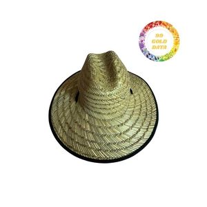 Handcrafted Palm Straw <b>Sombrero</b> Hat From Vietnam Large Brim Natural Material Unisex Design Perfect For Outdoor Use - Product Image 3