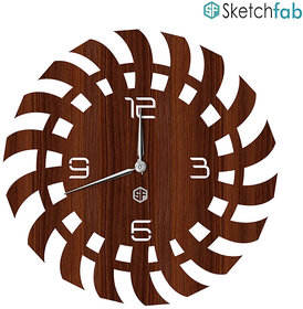 Precio directo de fábrica, reloj de pared de cuarzo de Color personalizado, Péndulo de madera, marco de fotos grabado, modelo de estilo de amor, uso doméstico, venta al por mayor - Product Image 5