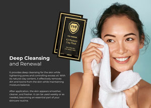 Masque thermique à l'argile TTO, 12 pièces, formule à l'huile d'arbre à thé, nettoyage en profondeur aux herbes, renouvellement de la peau, apaisant, hydratant, soin du visage pour tous les types de peau - Product Image 3