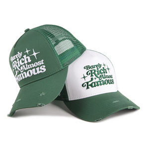 HBA54 Casquette de baseball Hip-Hop en coton de haute qualité, personnalisable, couleur 2 tons, 5 panneaux, avec logo brodé, pour homme, Y2K Performance - Product Image 1