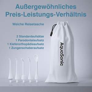 Hydropulseur AquaSonic - Hydropulseur sans fil rechargeable portable pour le nettoyage des dents - Utilisation domestique étanche - Product Image 5