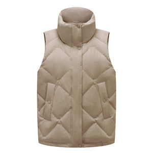 Gilet matelassé pour femme, nouveau style 2026, gilet d'hiver rembourré en duvet, veste sans manches respirante de haute qualité, veste matelassée - Product Image 3