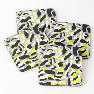 Offre spéciale Sous-verres imprimés en bois pour service de thé Ensemble de 4 pièces Accessoires de cuisine Vente de sous-verres en pierre Maison et cuisine - Product Image 4