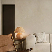 Abat-jour en rotin miniature le plus vendu, design côtier moderne et minimaliste, pour lampe de table en osier