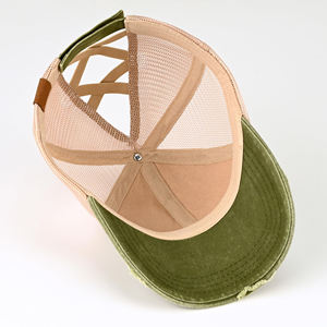 Haute qualité 5 panneaux casquettes de sport casquette de Baseball en mousse avec maille personnalisé ancienne police anglaise Logo brodé chapeaux de camionneur - Product Image 4