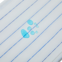 Rouleau de papier jetable pour table de massage, housse de protection imperméable en PE pour spa et salon de beauté avec fil bleu renforcé