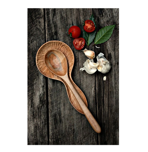Nouvel arrivage de repose-cuillère en bois de qualité incroyable Comptoir de table Porte-cuillère décoratif Parties utiliser look moderne - Product Image 3