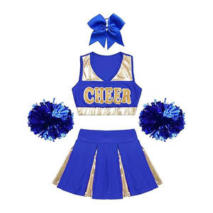 Uniformes Modernos de Porristas para Niñas |   Ropa Personalizada Estampada |   Tela Premium |   Rendimiento y Entrenamiento - Product Image 3