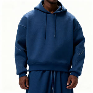 Sweat-shirts et pantalons de survêtement volumineux pour hommes, survêtement oversize, fabricant de survêtements vierges - Product Image 2