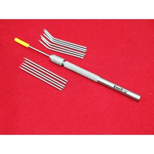 VENTA CALIENTE GORAYA ALEMÁN NUEVA DISECCIÓN AGUJA DE TESTAS MANGO DE CHUCK DE METAL CON 12 AGUJAS CE ISO APROBADO - Product Image 1