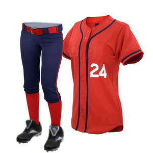 ชุดยูนิฟอร์มซอฟต์บอลผู้หญิง ขายตรงจากโรงงาน ระบายอากาศ แห้งเร็ว 100% โพลีเอสเตอร์ แขนสั้น รุ่นใหม่ ปี 2026 - Product Image 1