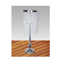 Lámparas Colgantes LED Modernas, Lámpara de Araña de Cristal Dorada para Decoración de Mesa de Boda, Uso en Hoteles