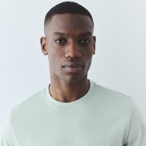 Meilleure qualité hommes été 100% coton lâche drôle conception personnalisable emballage 10 pièces tissé tricoté uni teint - Product Image 6