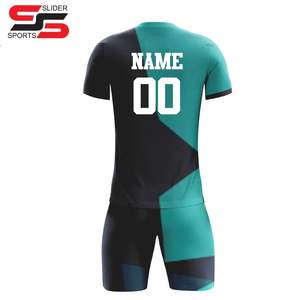 Ropa de fútbol personalizada Diseño de equipo Nombre Conjunto del equipo de fútbol Camisetas de fútbol Conjunto de uniforme de fútbol Camisetas de fútbol sublimadas - Product Image 6