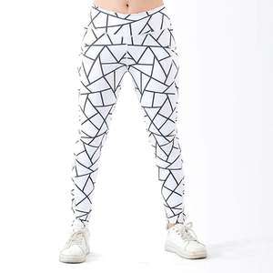 Free Size <b>Women's</b> Fitness Leggings Seamless Sports <b>Tights</b> with Custom Logo Sublimation Printing High Street USA Leggings - Product Image 2