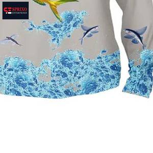 Shing ishing hirhirt stomustomized ununscreen Quick-riding Fong leeve hirhirts ututdoor ports Fishing An hirhirt - Product Image 3